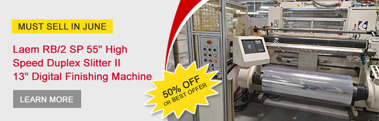 Laem High Speed Duplex Slitter II Digital Finishing Machine for Sale