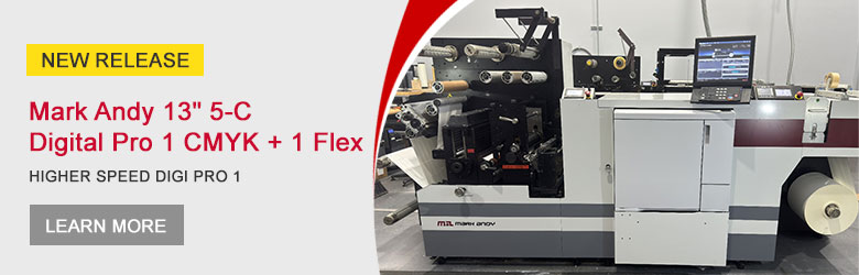 Mark Andy Digital Pro 1 CMYK + 1 Flex for Sale